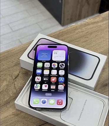 işlenmiş iphone: IPhone 14 Pro, 256 GB, Ağ, Zəmanət, Simsiz şarj, Face ID — 4