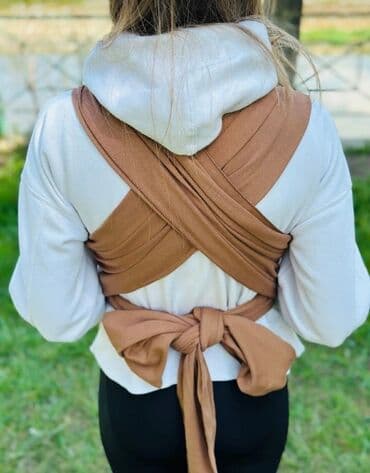 uşaq ucun kenquru: Kenquru.Kürəkdən bağlanan uşaq daşıyıcısı – Ciblidir, üzerində özü — 3