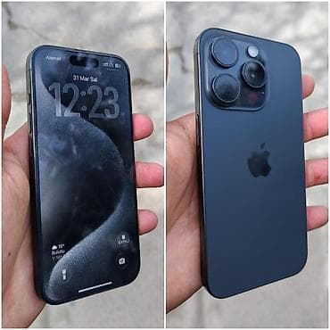 IPhone 15 Pro, Black Titanium, Simsiz şarj