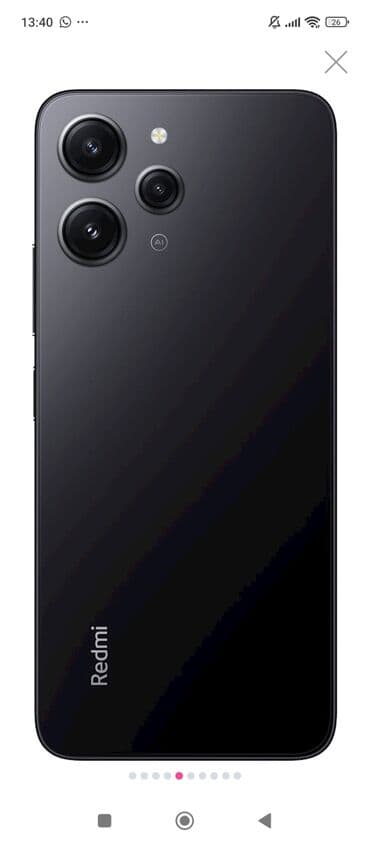 asus rog 3: Redmi 12, 256 GB, rəng - Qara, Sensor — 5