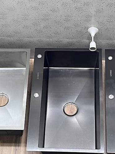 Mətbəx üçün metal lavabolar – müxtəlif ölçü və rənglər - Material — 8