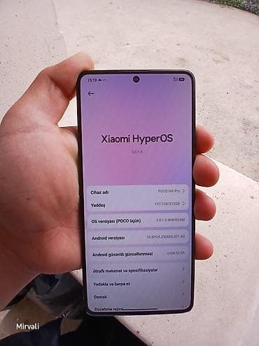 iwlenmiw telefonlar: Poco M6 Pro, rəng - Qara, Sensor — 5