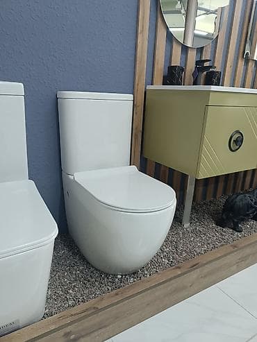 Yeni, Unitaz, Baçokdan ayrı, Kredit yoxdur, Zəmanətli, Pulsuz çatdırılma