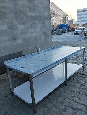 masa nerj: Peşəkar restoran mətbəxi üçün paslanmayan poladdan hazırlanmış — 7