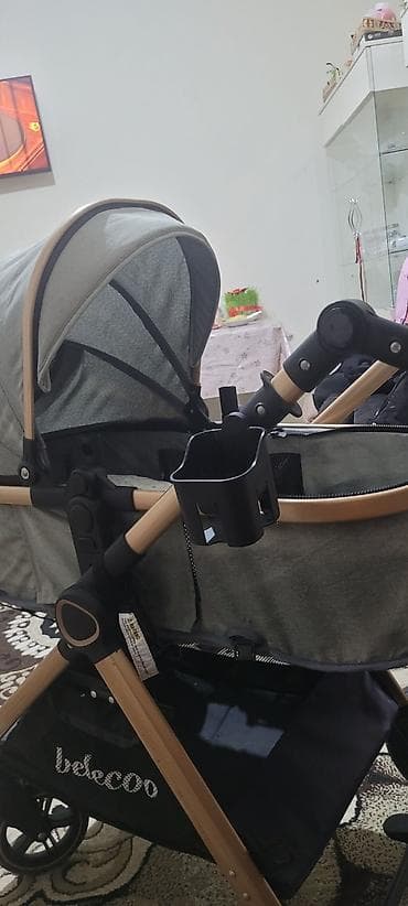 Детские электрокары: Коляска-люлька несъемная, Bebeto — 3