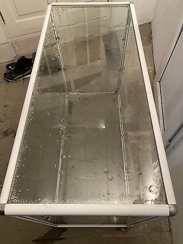 Şüşə vitrin stend - Material: tam şüşə korpus, alüminium/profil at lalafo.az Şüşə vitrin stend - Material: tam şüşə korpus, alüminium/profil