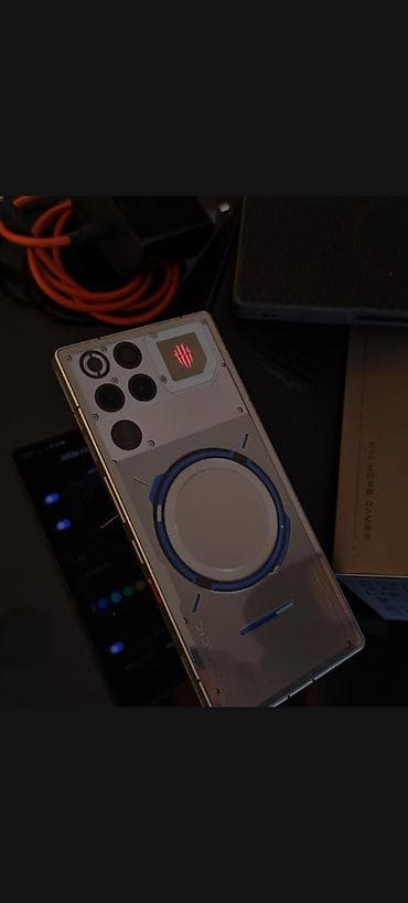 iphone 12 adapter: ZTE Nubia Red Magic, 512 GB, rəng - Gümüşü, Barmaq izi, Face ID — 5
