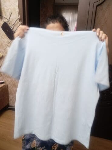 женские трикотажные спортивные костюмы: Açıq mavi rəngdə qısa pijama dəsti - Komplekt: qısaqol köynək + şort — 3