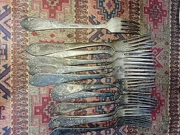 Məhsul: Antik dekorlu süfrə çəngəlləri dəsti Təsvir: - 12 ədəd süfrə