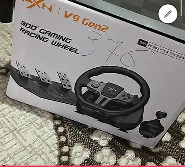 купить диски на пс 4: PXN V9 Gen2 oyun sükan dəsti - 900° dönmə bucağı olan yarış sükanı – — 1