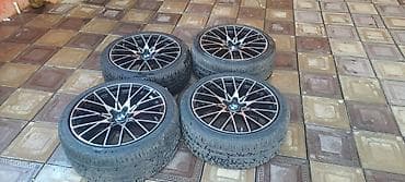 BMW üçün yığma disk və təkər komplekti yenidir demək olar islenmiyib