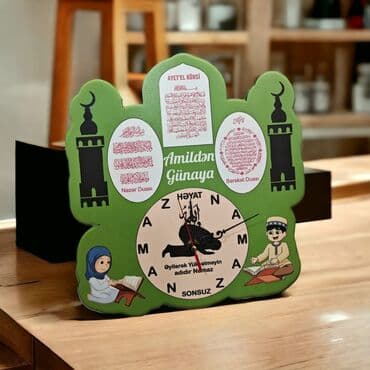 saat şəkli çəkmək: Dinı saatlar sifarişlə hazırlanir.ad yazılır, şəkil vurulur.zövqe — 3