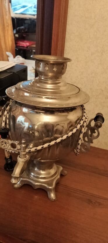 köz samovarı: Sovet dövründən qalma elektrik samovar satılır — 2