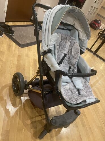 uşaq eşyaları: Çıxarıla bilən beşikli araba, Adamex, İşlənmiş, Cins: Qız, Yaş: <1 ay, Ünvandan götürmə — 1