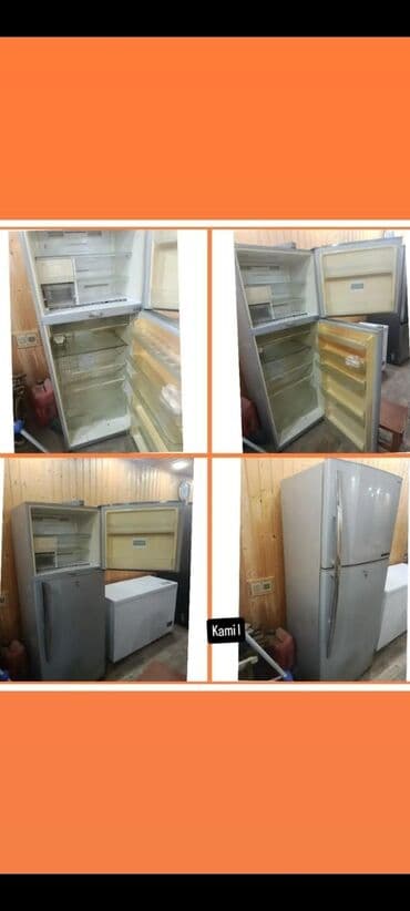 soyuducular sumqayit: İşlənmiş 2 qapılı Toshiba Soyuducu Satılır, rəng - Bej, Dolab içi — 1