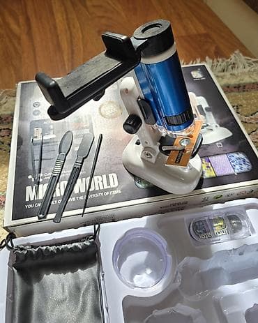 mikroskop qiyməti: “Alloy Microscope” – uşaqlar üçün stolüstü mikroskop dəsti — 2