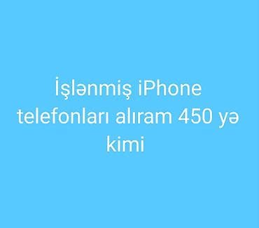 Bakı Sumqayıt ərazisində olan işlənmiş orginal iPhone alıram 11