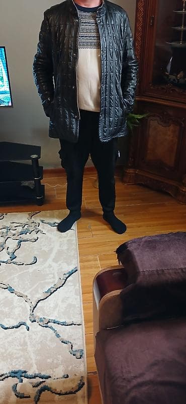 oğlan paltarları: Kurtka, Dəri, Qış, 2XL — 5