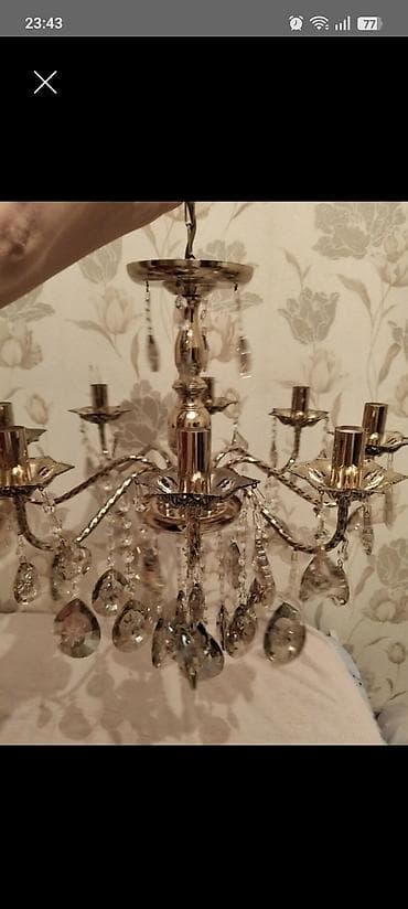 Çılçıraq, 5 lampa, Metal