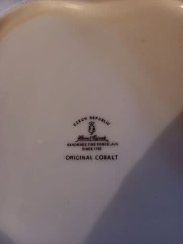 almaturun qiyməti: Çexslovakiya istehsalı Kobalt şirniyyat, meyvə qabı. diametr ~28–30 — 8