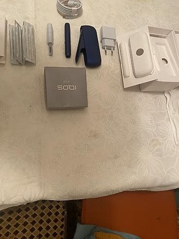 iqos lil: IQOS 3 DUO toplusu – tünd mavi Qeyd: Heets siqareti ile cekilir — 2