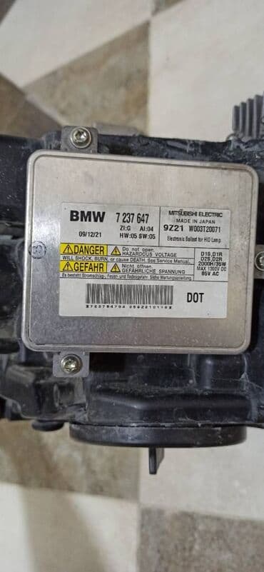 f10 fara kaset: Sağ, Duman əleyhinə faralar, BMW, 2010 il, Orijinal, İşlənmiş — 4