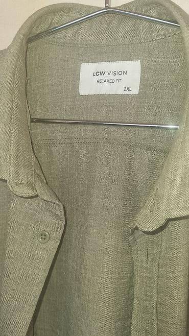 Kişi geyimləri: Köynək, Lc Waikiki, 2XL, rəng - Yaşıl — 2