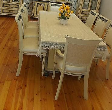 ((6472))*Asya* Qiymet 500 azn. Masa ve 8 eded stull. Heç bir problemi — 1