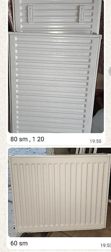 3 Ədəd Radiyator satilir 120 manata hamisi birgə. Ölcü. 60 sm