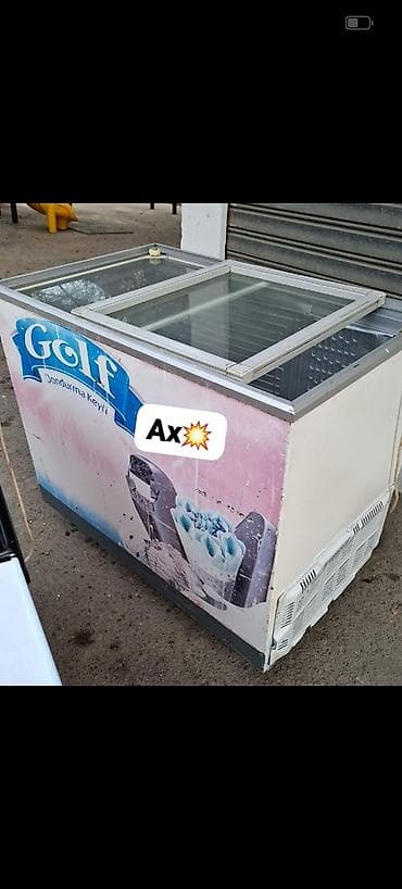 Marojna vitrin soyuducu satilir.1m.dir.Həcmi:300litrdir.Şaquli