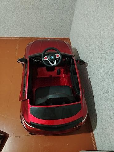 b class makasin: Uşaq üçün elektrikli miniatür avtomobil – qırmızı rəngdə, krossover — 5