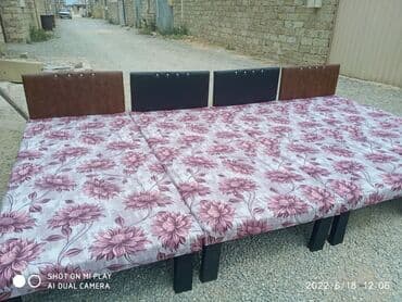 Bağ, çöl mebeli: Çarpayılar Təzə hazırları var Çatdırılma var Bir nəfərlik çarpayı 60 — 1