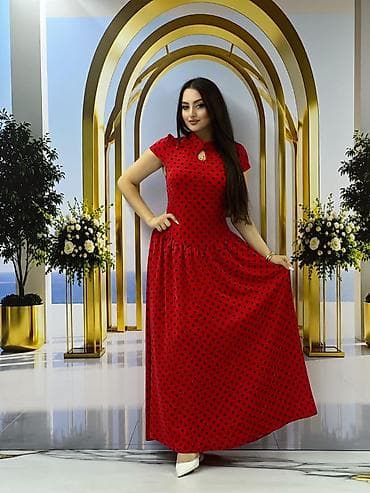 don geyim: Qadınlar üçün maxi don - Model: Yüksək belli, ətək hissəsi geniş — 5