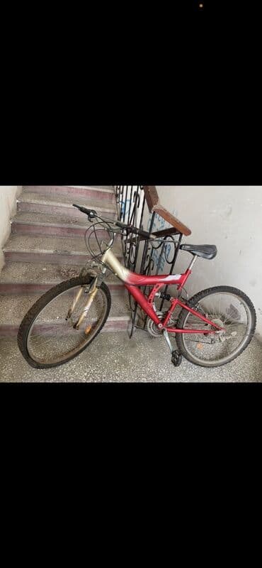 velosebedler: Dağ/şosse üçün universal velosiped - Rəng: qırmızı-qızılı — 1