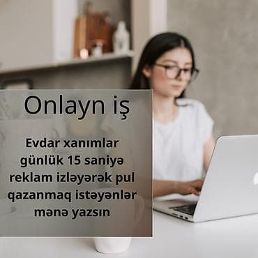 Onlayn iş imkanı - Format: evdən, tamamilə onlayn - Hədəf: evdar — 1
