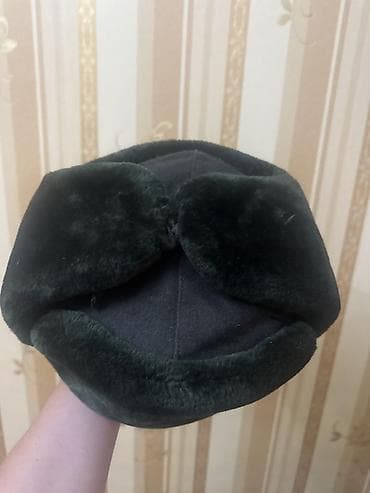 Qış papağı – qulaqlı, tünd yaşıl - Model: qulaqları içəri qatlanan lalafo.az -da Qış papağı – qulaqlı, tünd yaşıl - Model: qulaqları içəri qatlanan