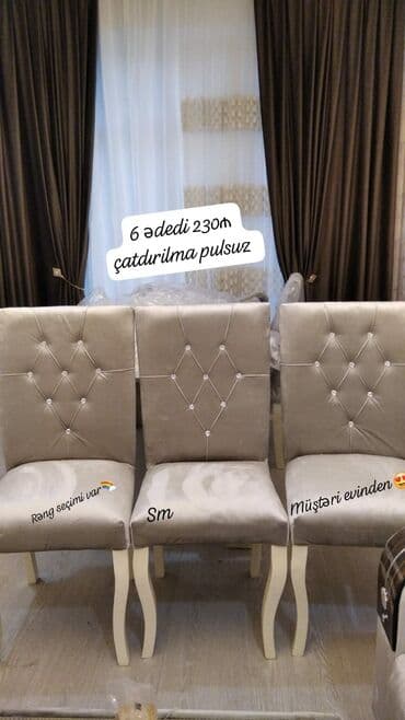 stol desdi: Mətbəx üçün, Dördbucaq masa, 4 stul — 59