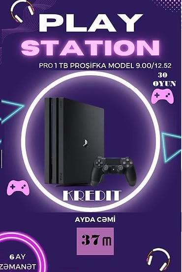 Xbox Series S: PlayStation Pro 1 TB – Proşifka model 9.00/12.52 - 1 TB yaddaş həcmi — 1