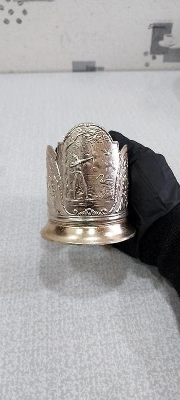 xurustal stekan: Stəkanlar, Şüşə, 6 ədədli dəst, SSRİ — 1