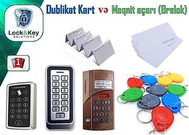 Brelok (maqnit açar), kart Dublikat açarlıq maqnit kart sistemi Hər