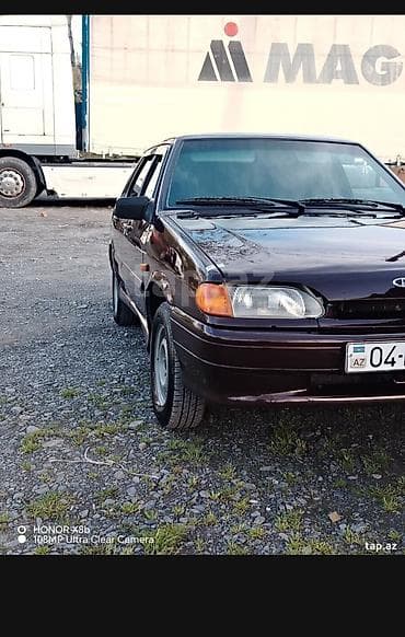 saipa 0 km: Lada Samara (VAZ 2115), tünd qəhvəyi rəng. Sedanikə bənzər 5 qapılı — 2