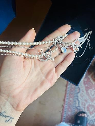 hicab bas ortukleri: Boyunbağı, Swarovski — 3