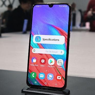 samsung 23s: Samsung Galaxy A40, 64 GB, rəng - Qara, Barmaq izi — 1