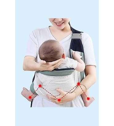 uwag arabasi: Erqonomik körpə daşıma slingi – C formalı dizayn - Körpənin onurğa — 2