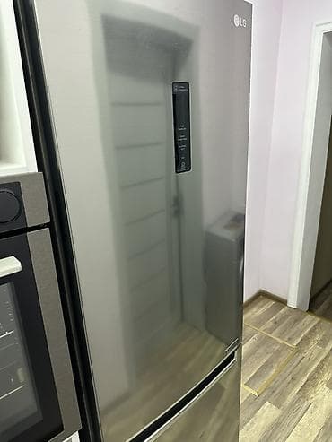 texno spar: İşlənmiş 2 qapılı LG Soyuducu Satılır, rəng - Gümüşü — 1