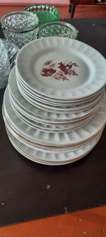 вазы из богемского стекла: Klassik süfrə və dekor dəsti - Şüşə dekorativ vaza: əl işi görünüşlü — 2