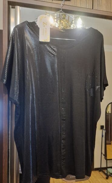 женские спортивные кофты: Zərif və dəbli Zahra Madam brendindən olan qara rəngli bluz. Bluzun — 1