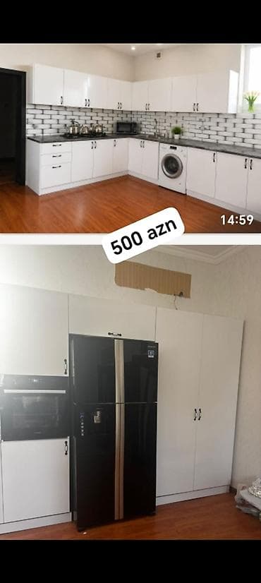 MƏTBƏX MEBELİ 500 AZN. TƏZƏ YĞLIB ÇOX BÖYÜK MEBELDİ KÖÇÜRLƏR DİYƏ — 1