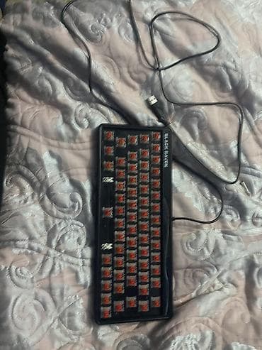 aypad mini: Svitçlər donub BLACK RAVEN mini mexaniki klaviatura (kompakt, 60% — 1