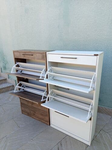 шкаф: Yeni, Açılan, 4 qapılı Düz dolab, Dəhliz dolabı, Azərbaycan — 6